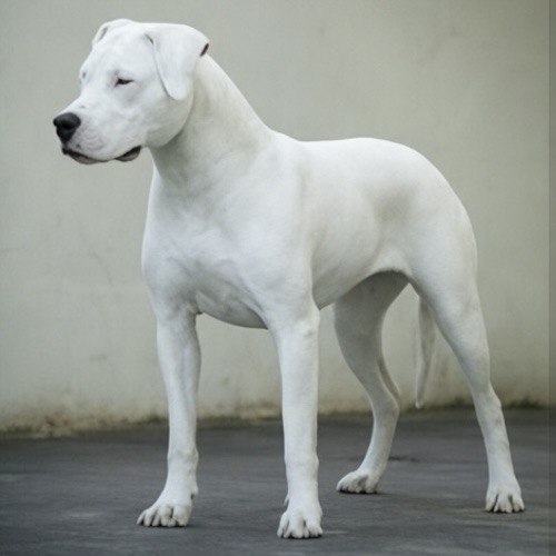Chó Dogo Argentino có bộ lông ngắn, mềm và mượt nên tương đối dễ chải chuốt
