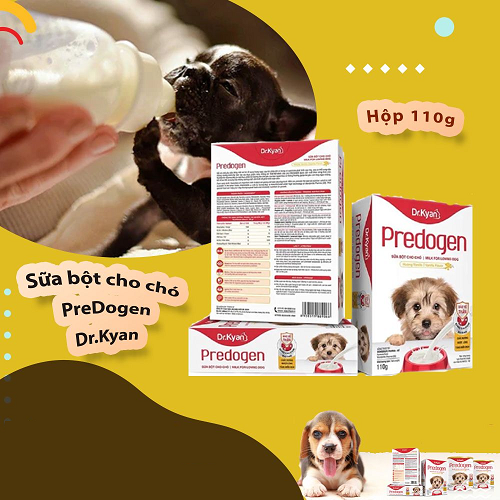 Sữa bột Dr.Kyan Predogen 110g cho chó con từ Hoa Kỳ