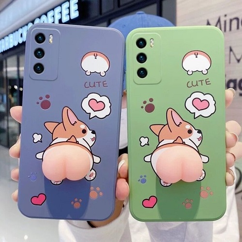 Ốp lưng điện thoại mông Corgi 3D nổi bật, siêu cute và độc đáo