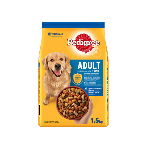 Hạt Pedigree Adult vị gà và rau củ cho chó lớn