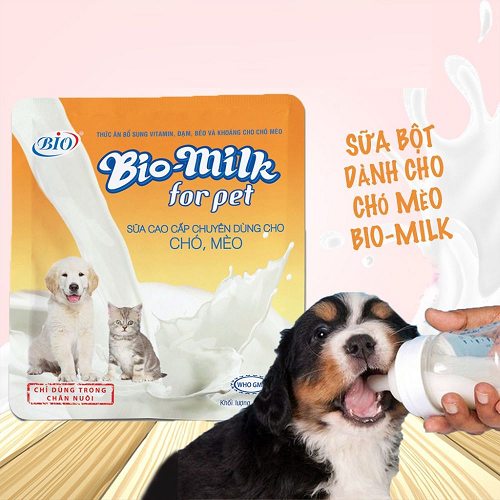 Sữa bột Bio-Milk for Pet cho chó mèo con sơ sinh và đang phát triển