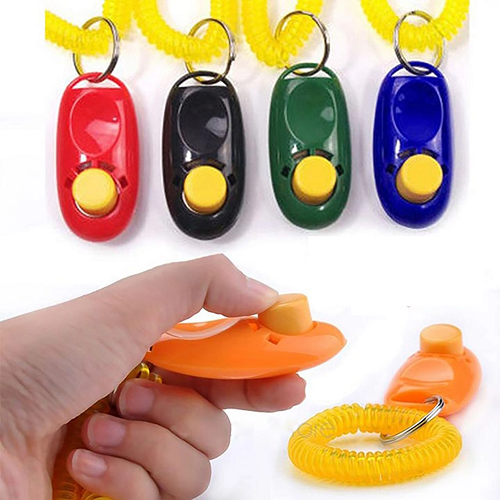 Clicker huấn luyện chó nhỏ gọn tiện dụng nhiều màu sắc