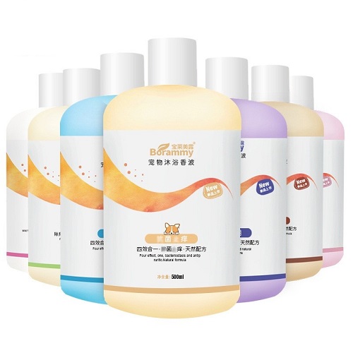 Các chai sữa tắm Borammy cho chó mèo với nhiều công dụng chăm sóc da lông