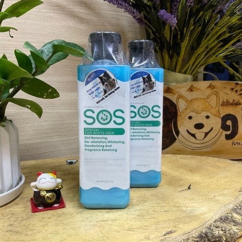 Sữa tắm SOS cho chó Poodle, an toàn với độ pH lý tưởng, khử mùi và làm sạch hiệu quả.