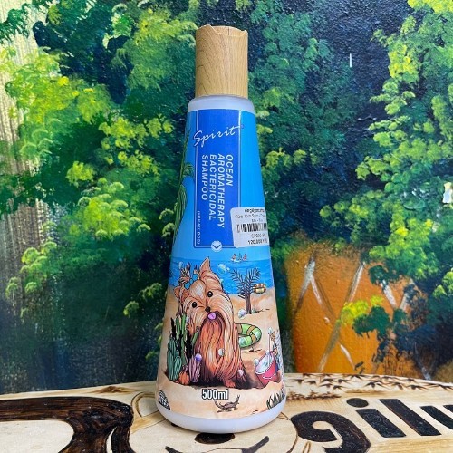 Sữa tắm Spirit nắp gỗ dành cho chó lông đỏ, nâu và đen 500ml.