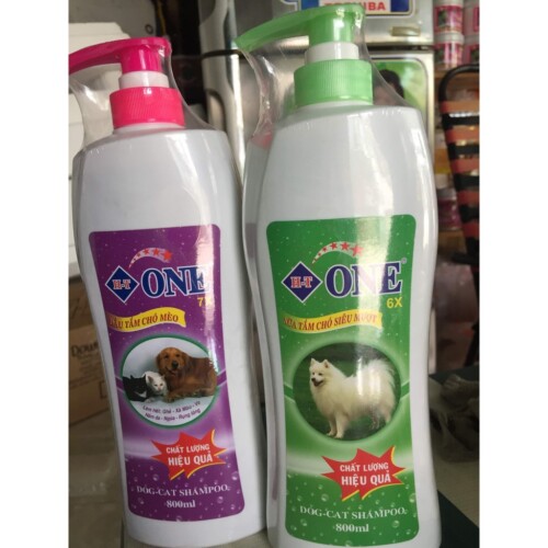 Sữa tắm One dành cho chó mèo, giúp làm sạch và chăm sóc lông hiệu quả.