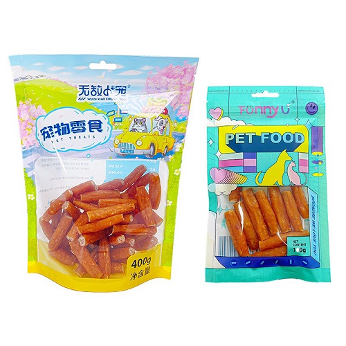 Bánh thưởng FunnyU vị ức gà và sữa dê cung cấp protein, canxi cho chó Poodle.