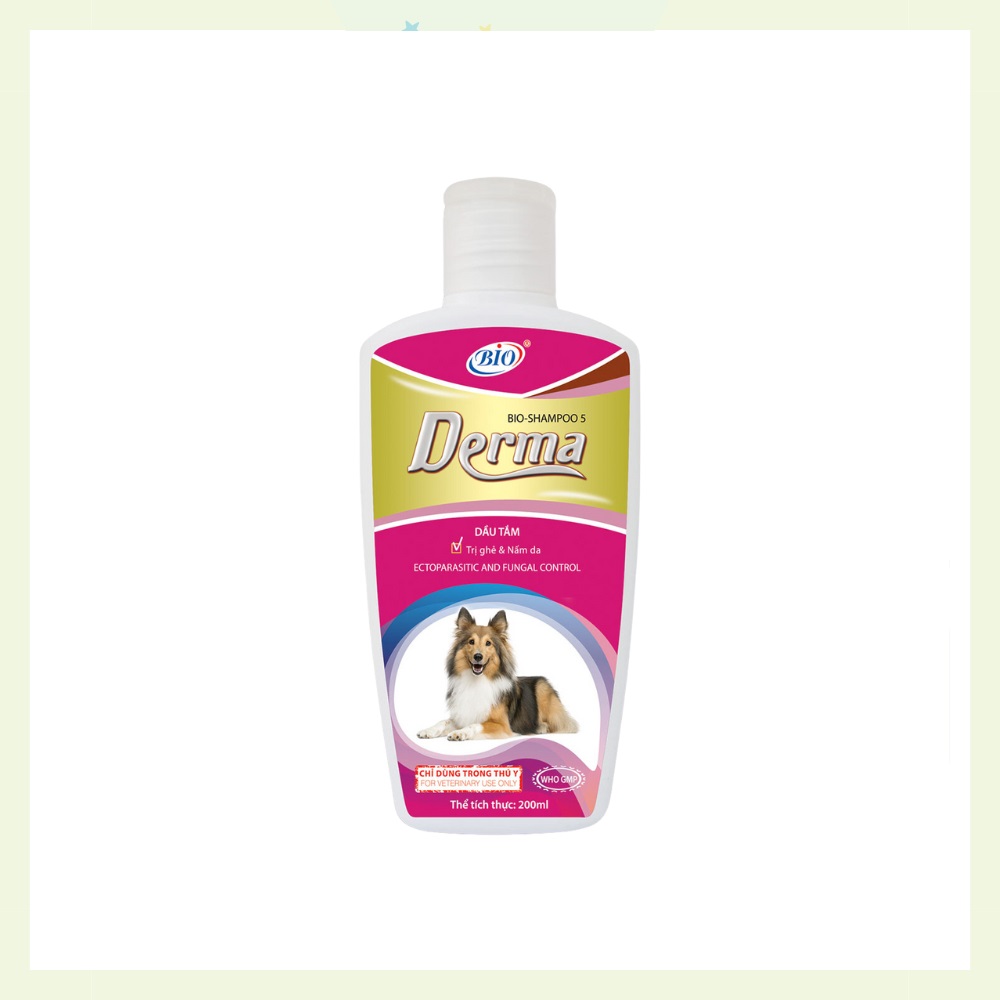 Sữa tắm Bio Derma trị nấm, ghẻ và dưỡng ẩm cho chó Poodle.
